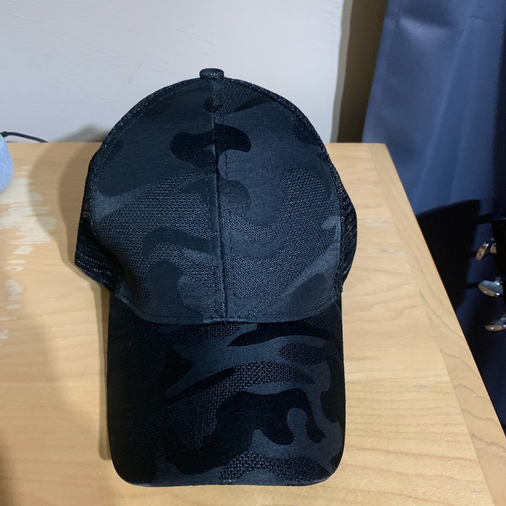 Black Camo Trucker Hat